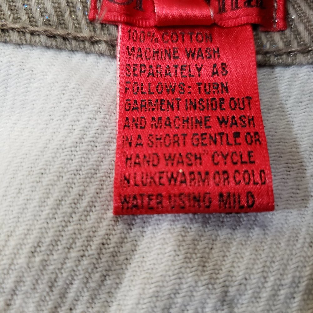 V Cristina Tan/Brown Corduroy Texture Jean Size 6 - Picture 16 of 16